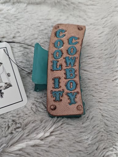 Cool It CowBoy Hair Clip  **MADE IN USA**
