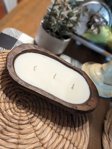 Dough Bowl Soy Candle Oval - Essential Oils - Spa