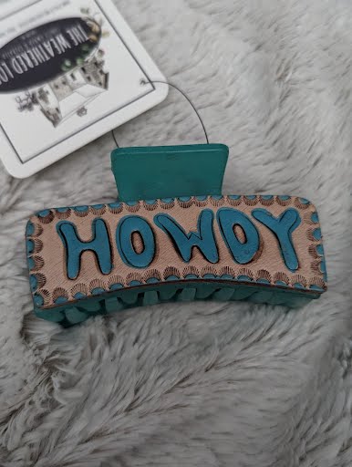 Howdy Hair Clip  **MADE IN USA**