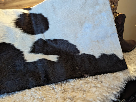 Cowhide 12 x 24 Pillow Cover