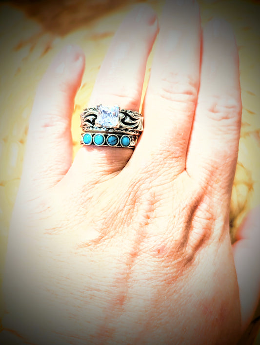 Vintage Style Wide Ring